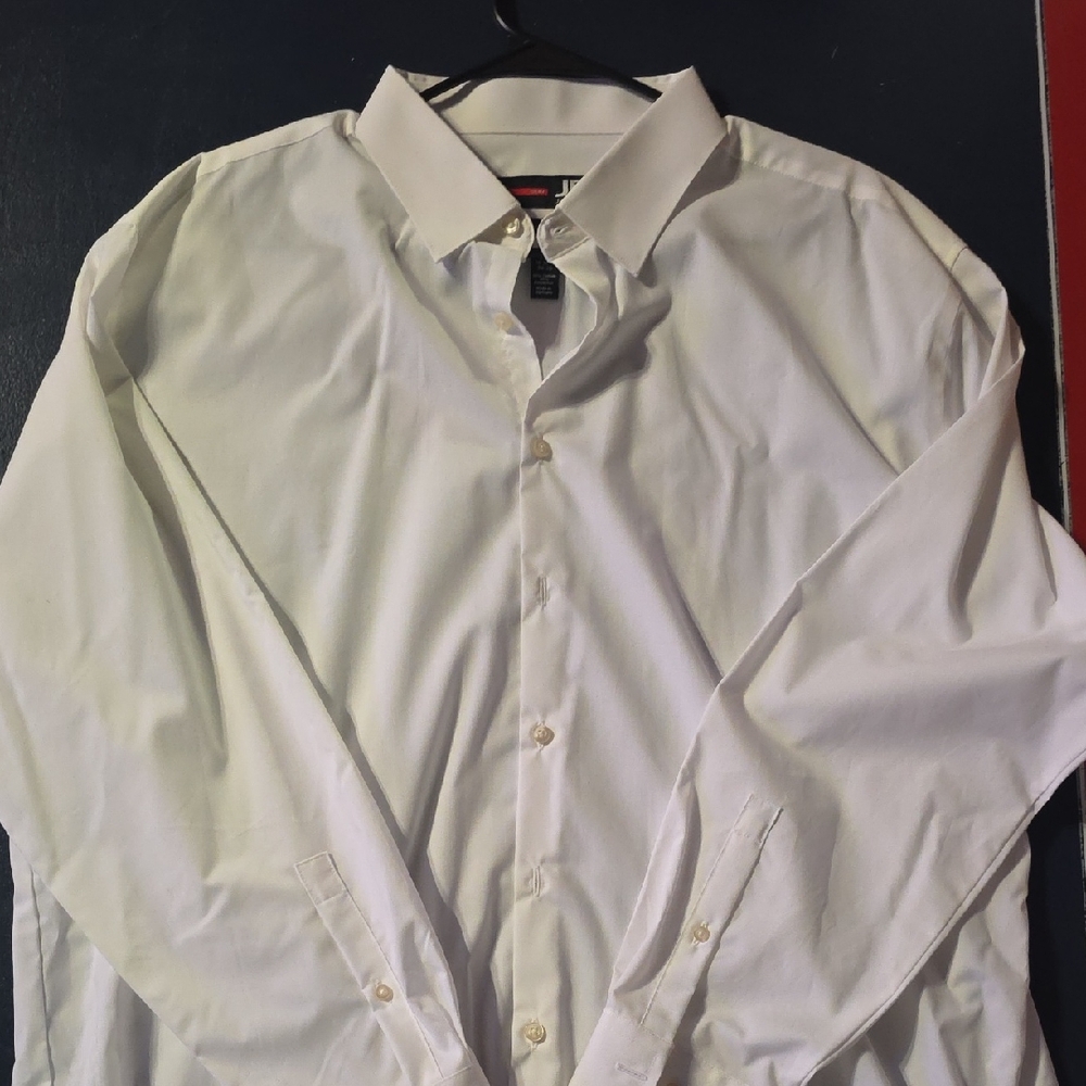 JF J.Ferrar Classic White Dress Shirt